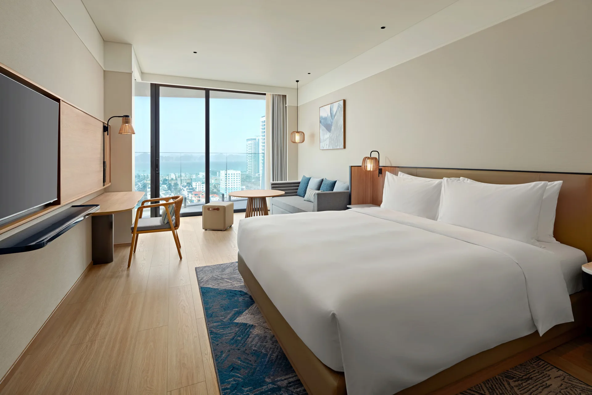 1 King Bed Bay View