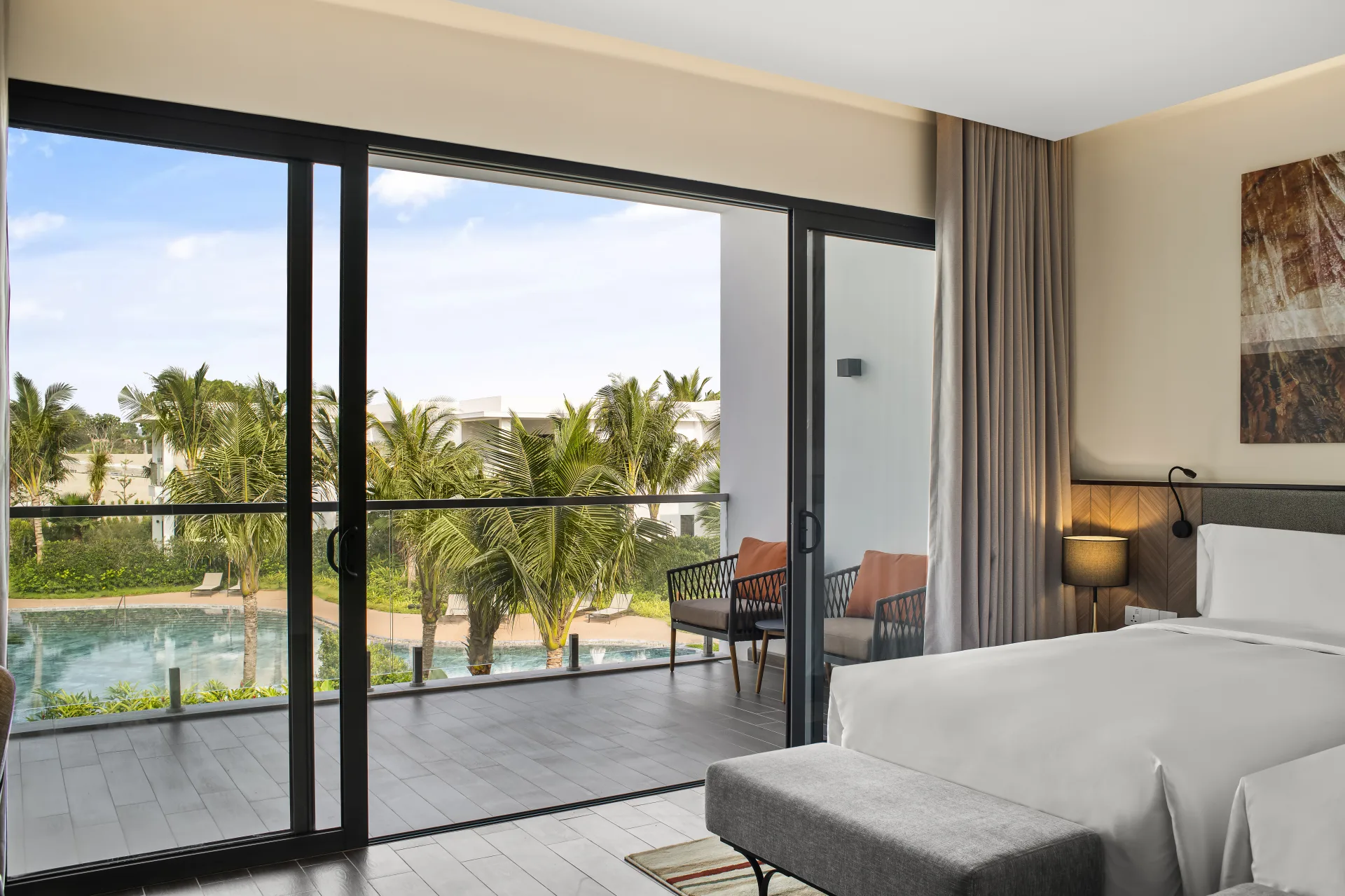 Two Bedroom Pool Suite – 1 King + 1 Twin