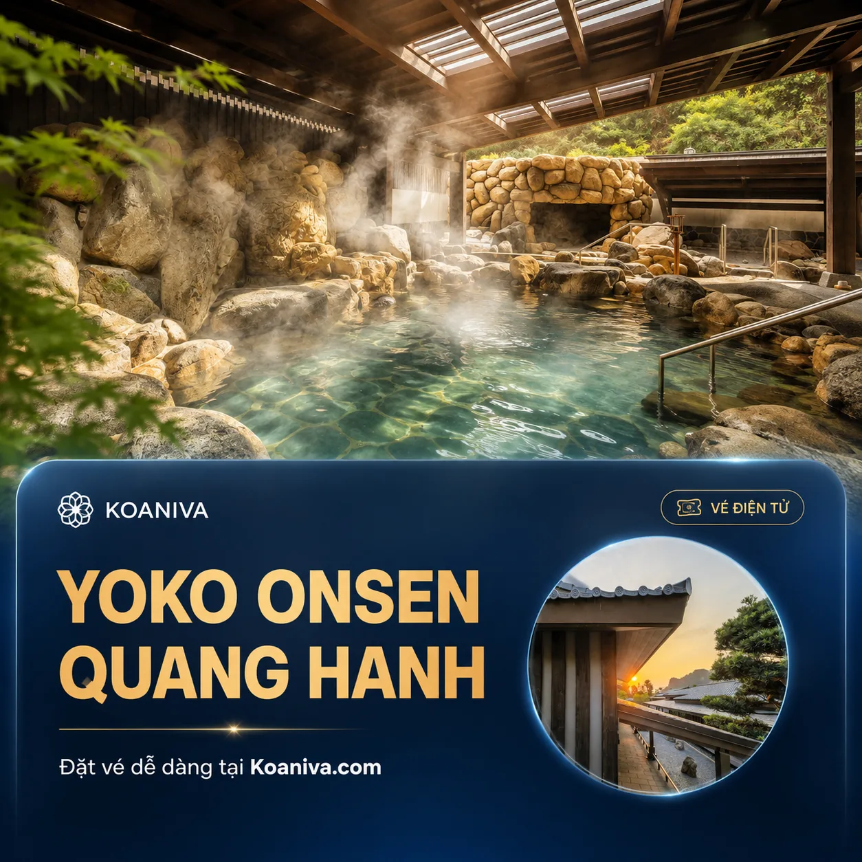 Vé Tắm Khoáng Nóng Yoko Onsen Quang Hanh