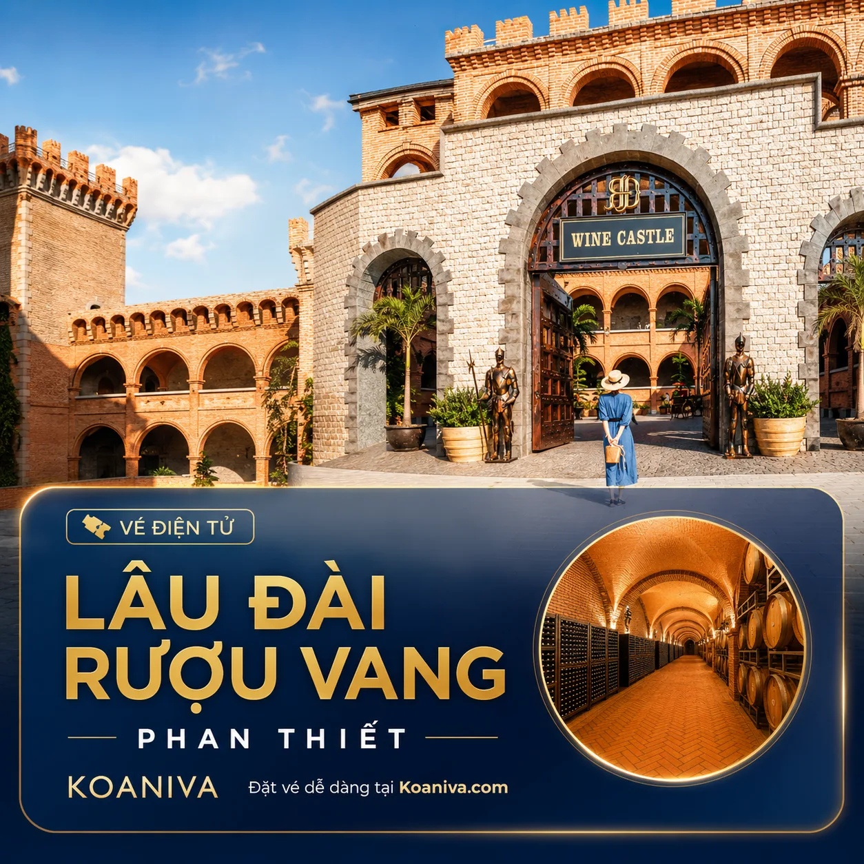 Vé Lâu Đài Rượu Vang SeaLinks - Phan Thiết