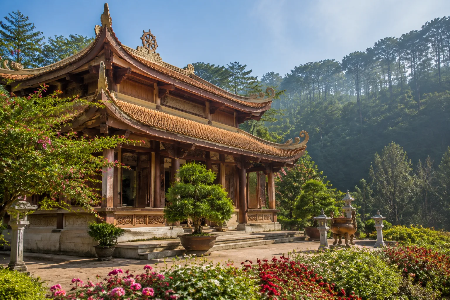 Bao Dai Palace – Truc Lam Zen Monastery – Datanla Waterfall
