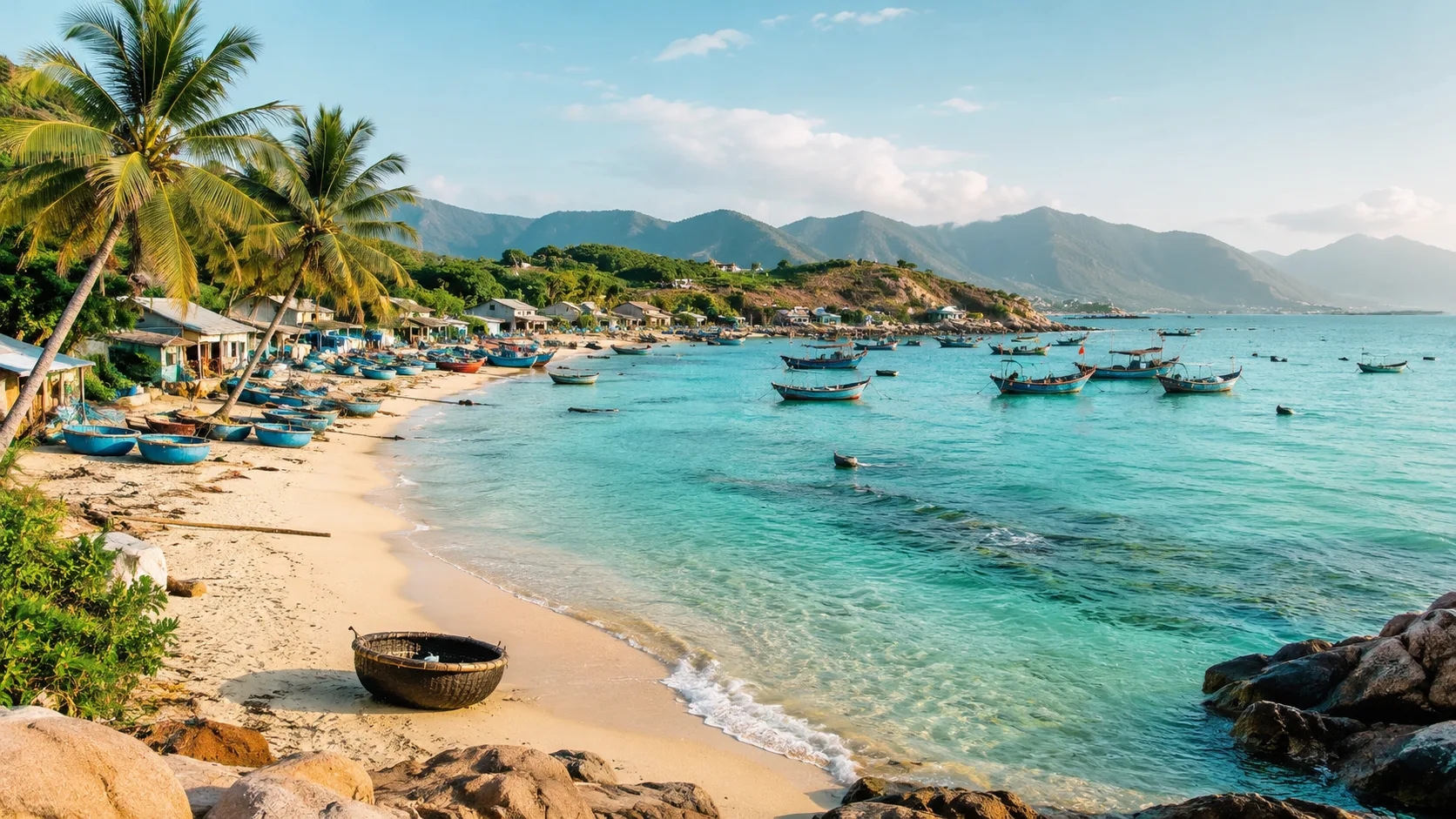 Bãi Tranh – Làng Chài – Con Sẻ Tre/Vịnh San Hô 2