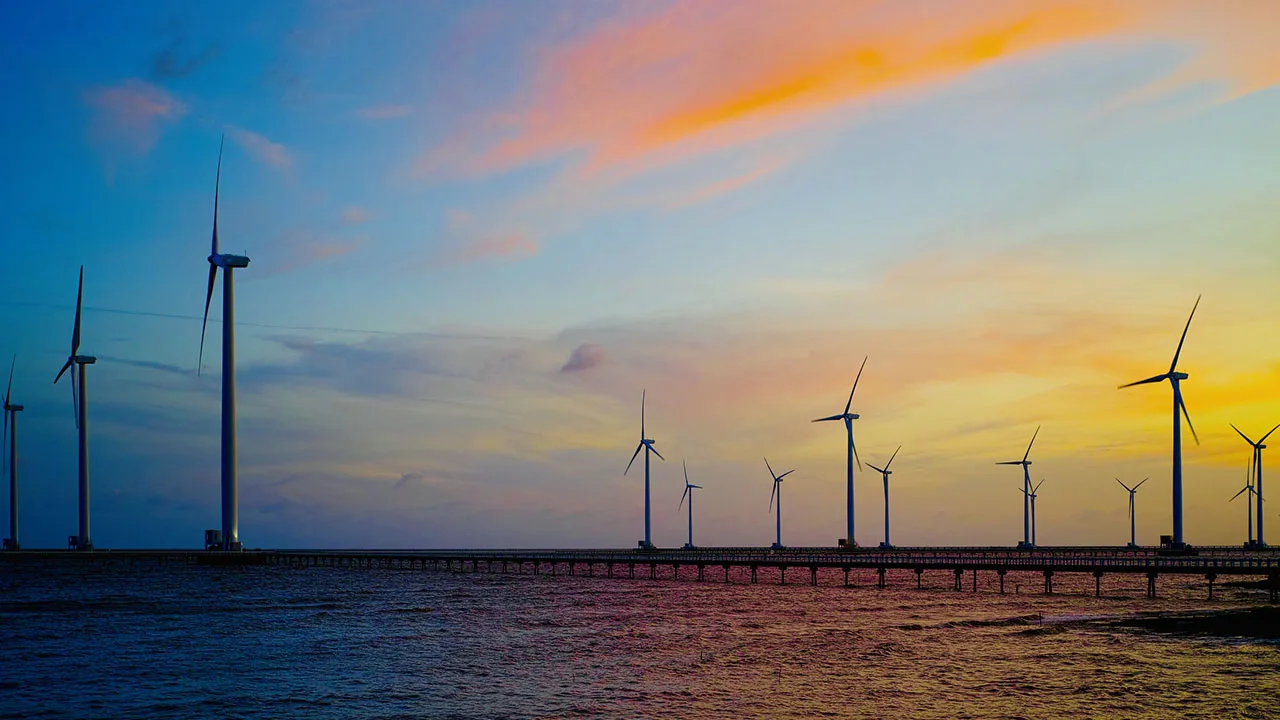Bac Lieu Wind Farm or Nam Hai Bodhisattva
