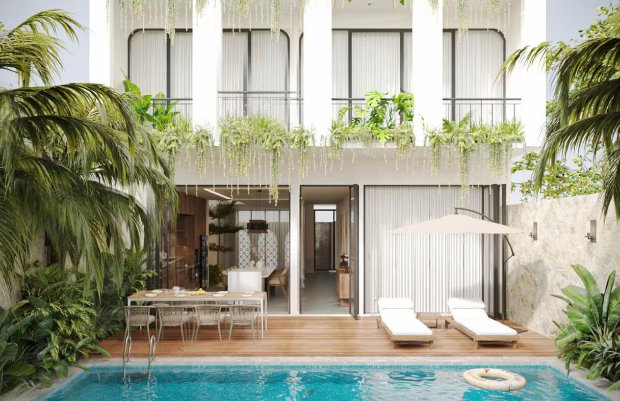 Villa gần biển Mỹ Khê Đà Nẵng với hồ bơi riêng tiện nghi